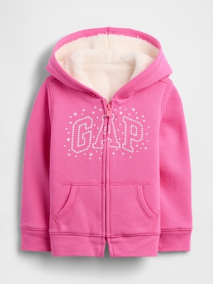 babyGap GAPロゴ 裏ボアパーカー