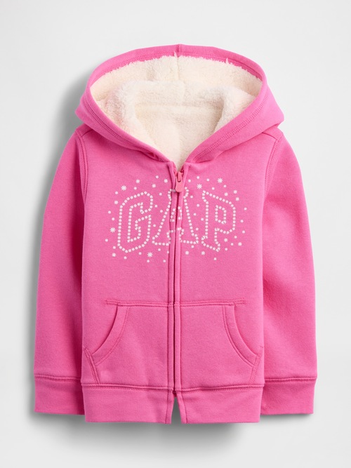 babyGap GAPロゴ 裏ボアパーカー