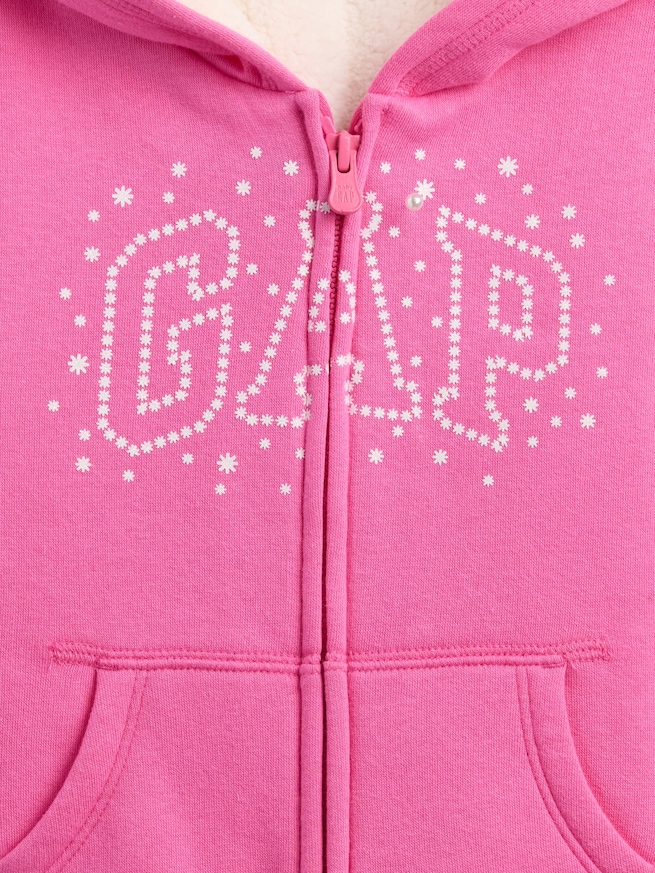 babyGap GAPロゴ 裏ボアパーカー-2