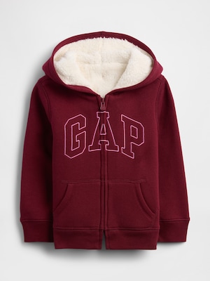 babyGap GAPロゴ 裏ボアパーカー