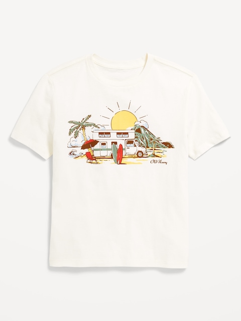 Short-Sleeve Logo-Graphic T-Shirt for Boys