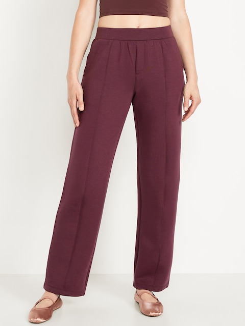 High-Waisted Bounce Fleece Trouser Sweatpants