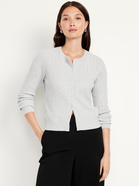 SoSoft Cropped Cardigan Sweater