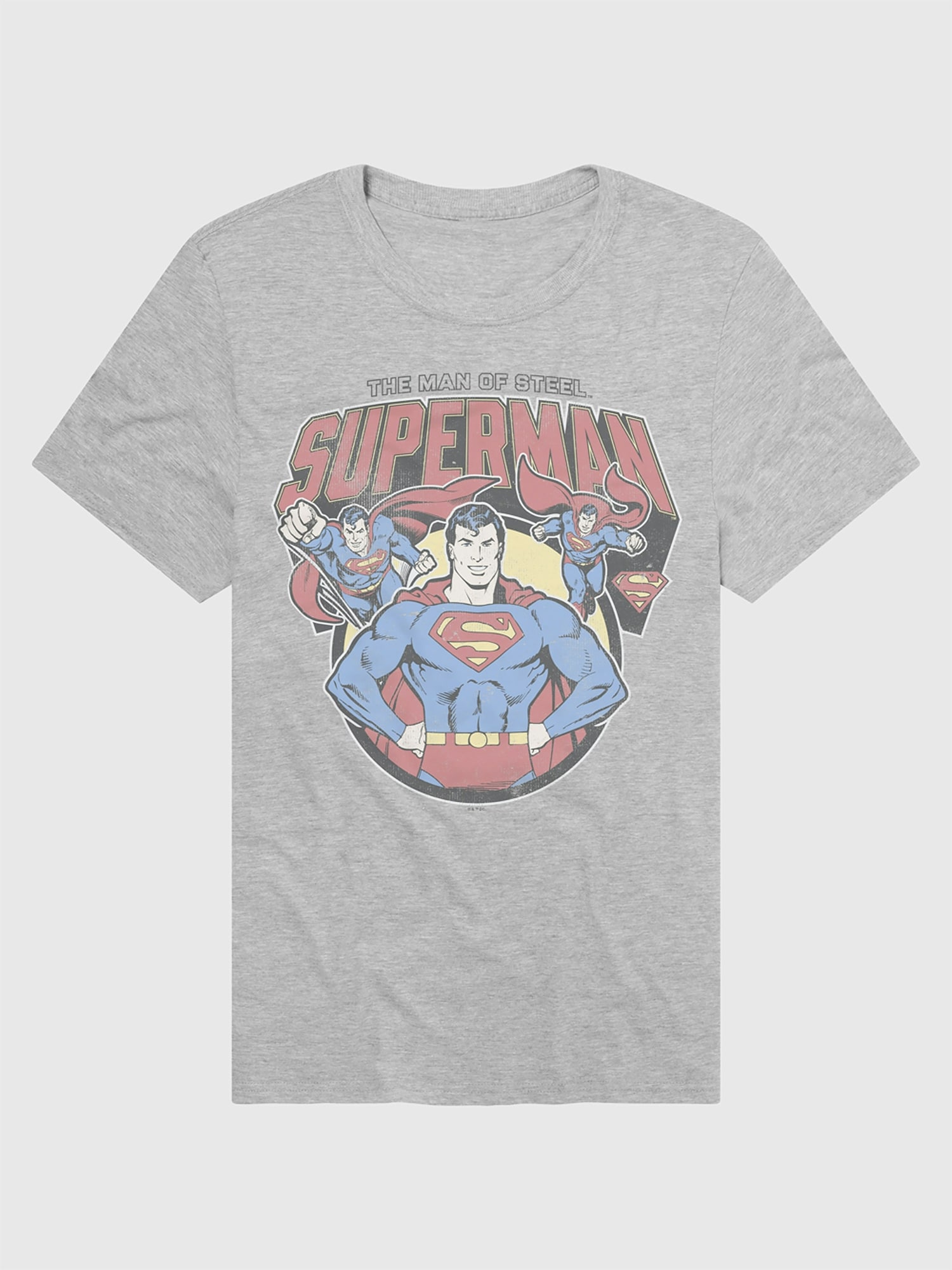 Superman Vintage Hero Pose Graphic T-Shirt