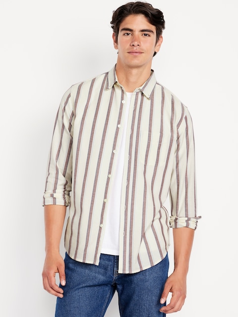 CHEMISE OXFORD PASSE-PARTOUT COUPE ÉTROITE