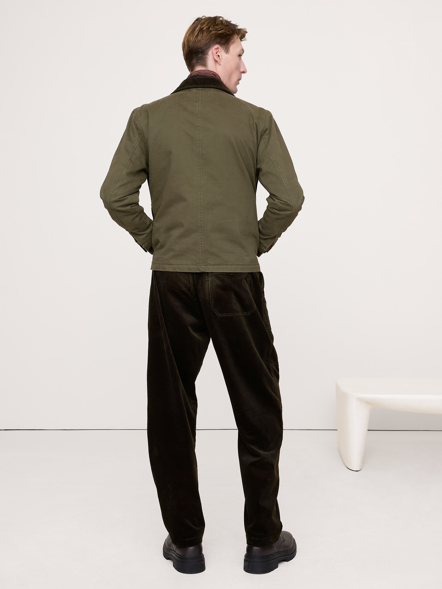 コーデュロイ & キャンバス ジャケット-2 コーデュロイ & キャンバス ジャケット-2