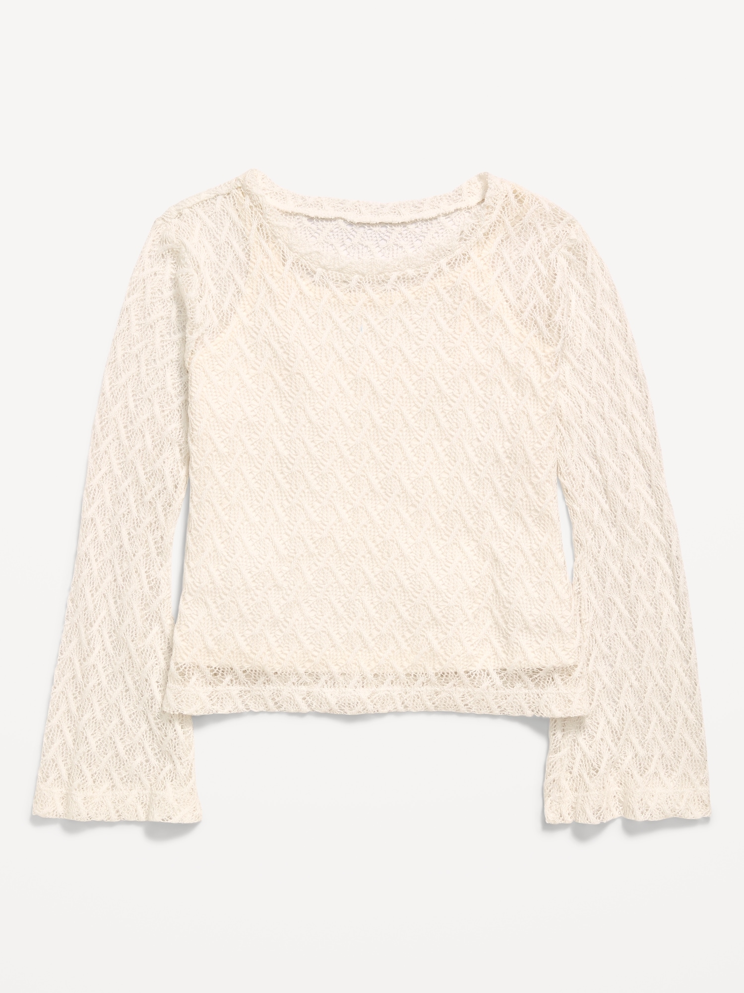 2-In-1 Textured Knit Top for Girls