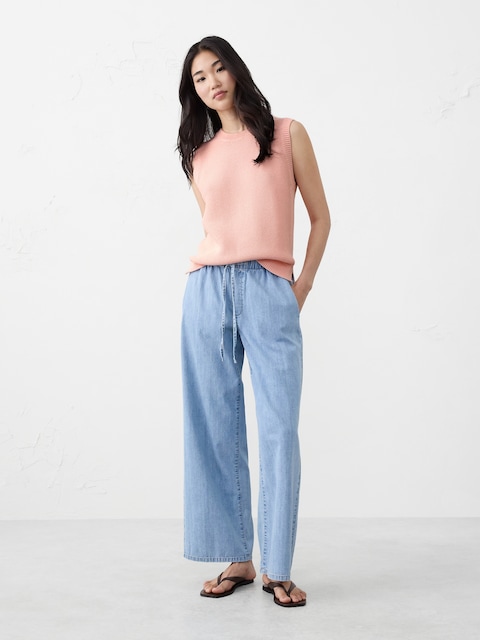 CAMISOLE EN TRICOT CÔTELÉ TEXTURÉ