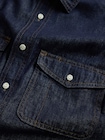 ウルトラソフトデニム リラックスシャツ-3