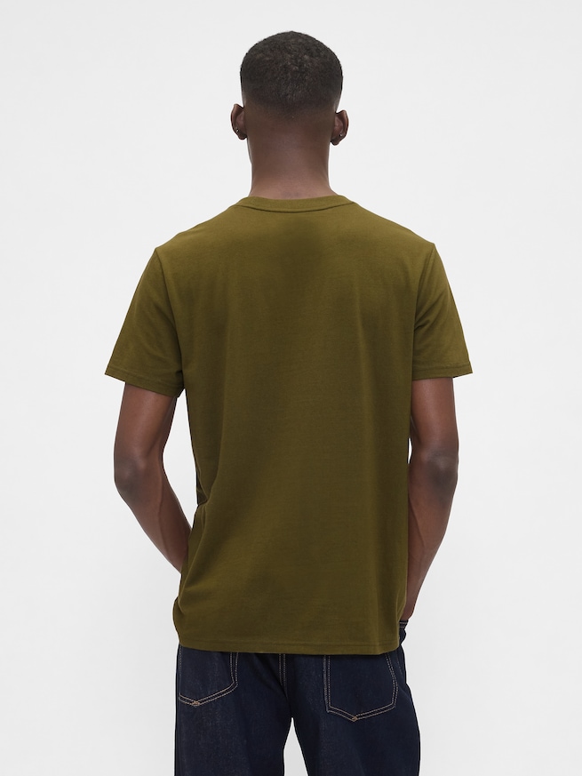 GAPミニロゴ ポケット Tシャツ(ユニセックス)-2