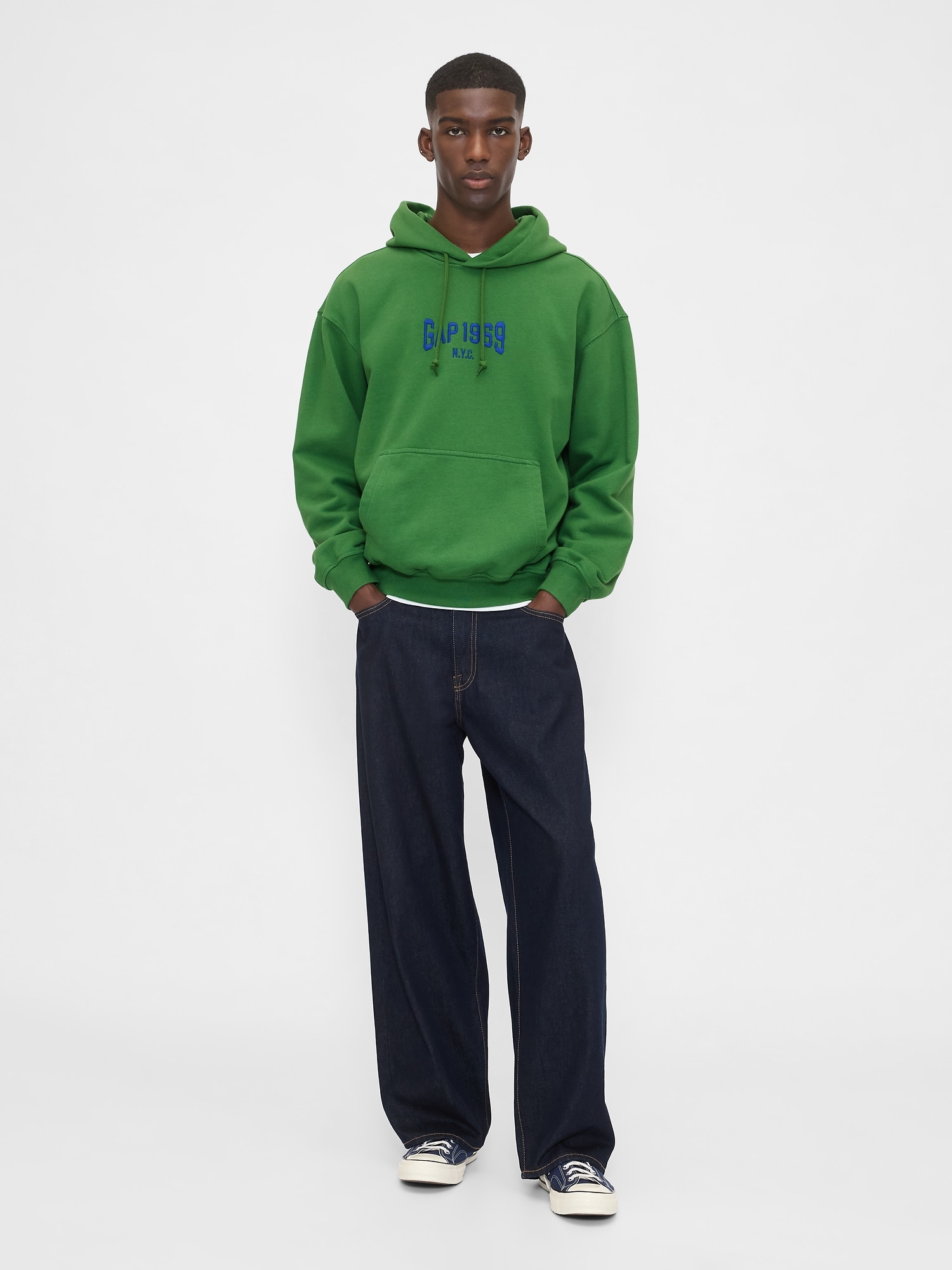 ヘビーウェイト 1969 GAPロゴ パーカー-1