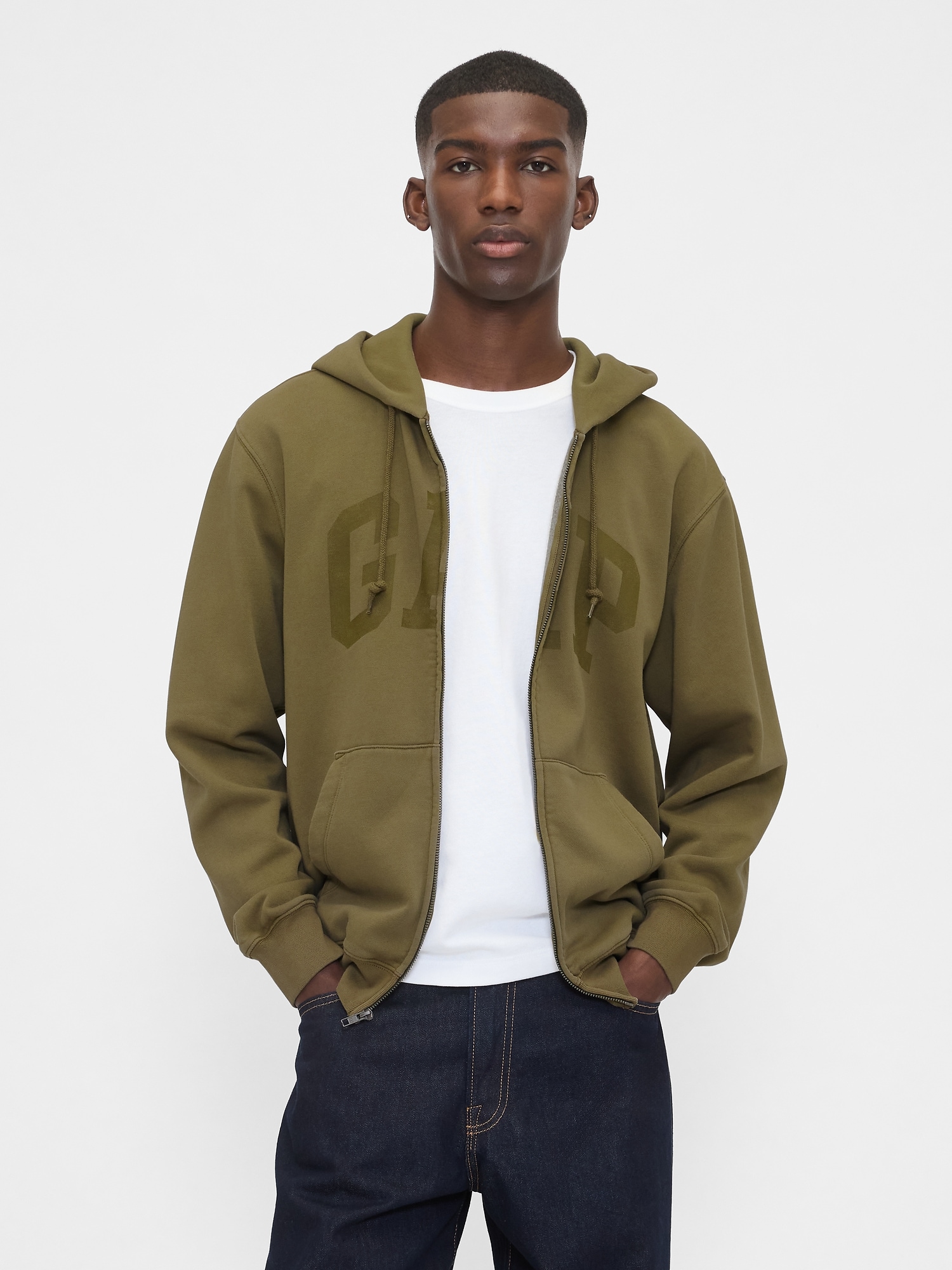 GAP ダークブラウン ジップアップパーカー 楽天市場】(U)Gapロゴ ジップパーカー(ユニセックス) GAP