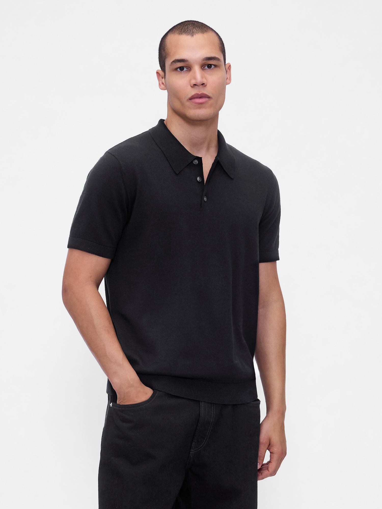 メンズ　GAP 半袖　ポロシャツ　ハーフパンツまとめ売り XEXYMENS XGMST05J2 コットンピケ ハーフジップアップ