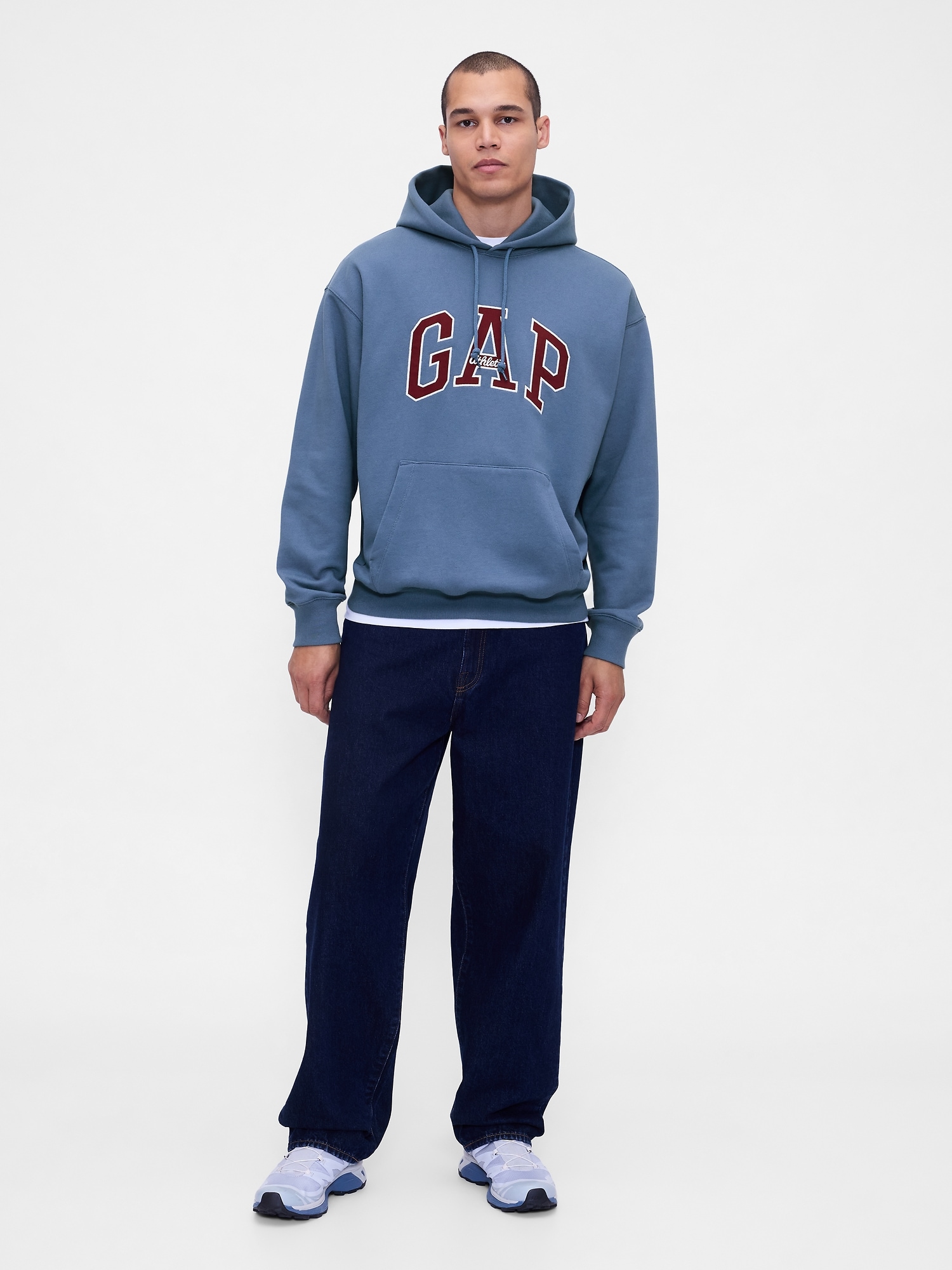 ヘビーウェイト GAP Athleticロゴ パーカー-1