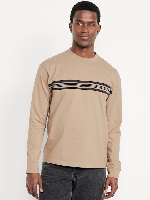 Heavyweight Chest-Stripe T-Shirt