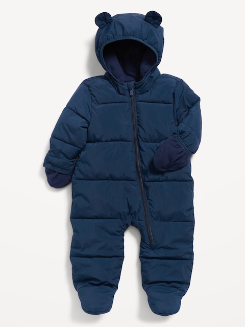 Unisex Water-Resistant Frost Free Puffer Snowsuit for Baby