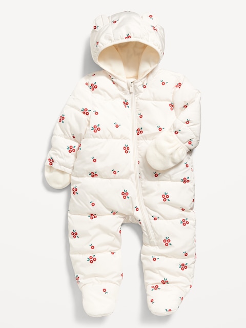 Unisex Water-Resistant Frost Free Puffer Snowsuit for Baby