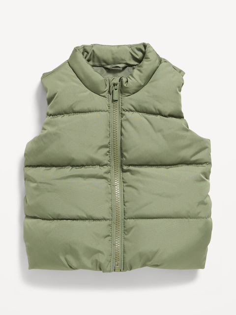 Water-Resistant Frost-Free Puffer Vest for Baby