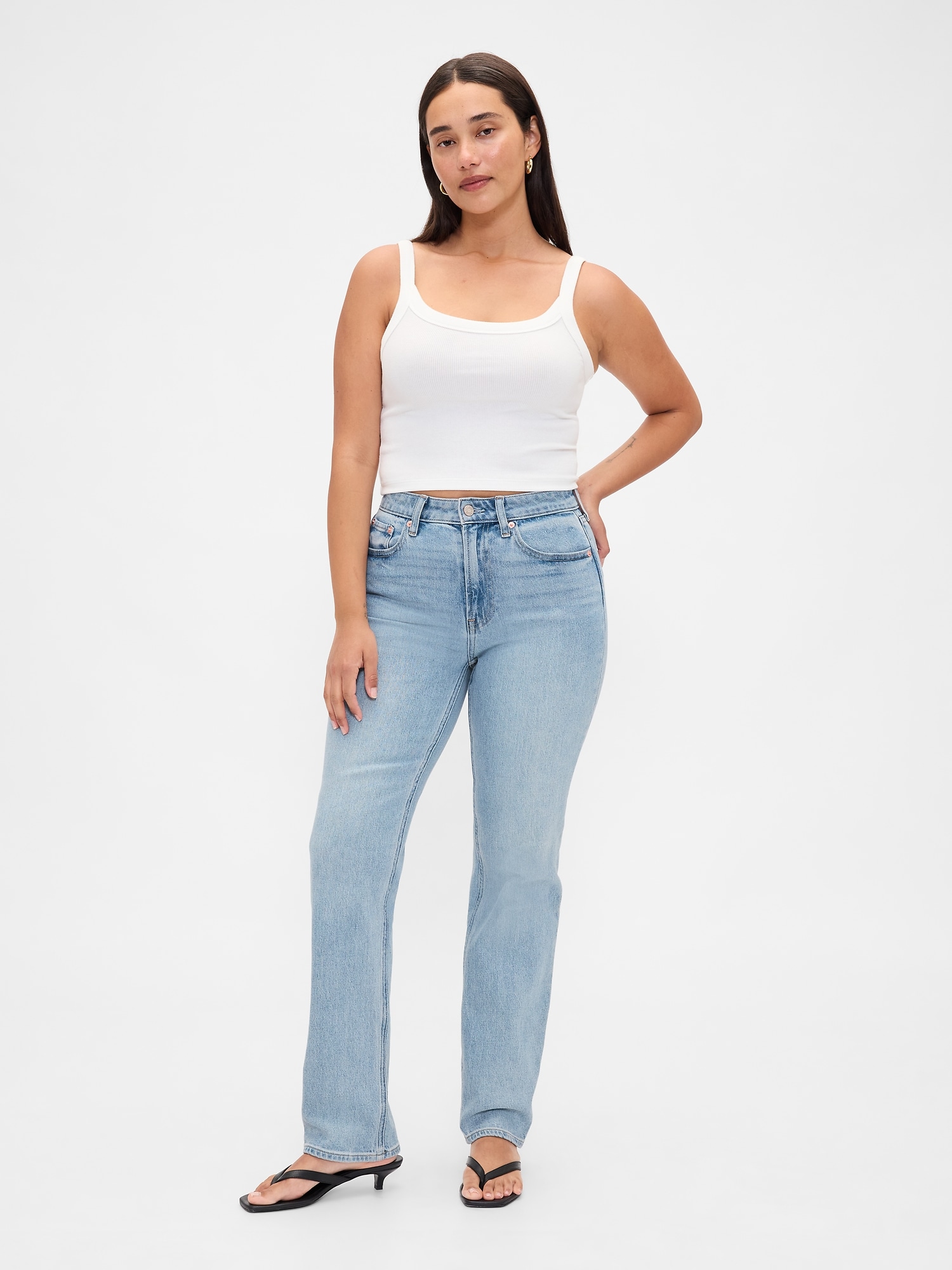 Curvy High Rise '90s Slim Straight Jeans