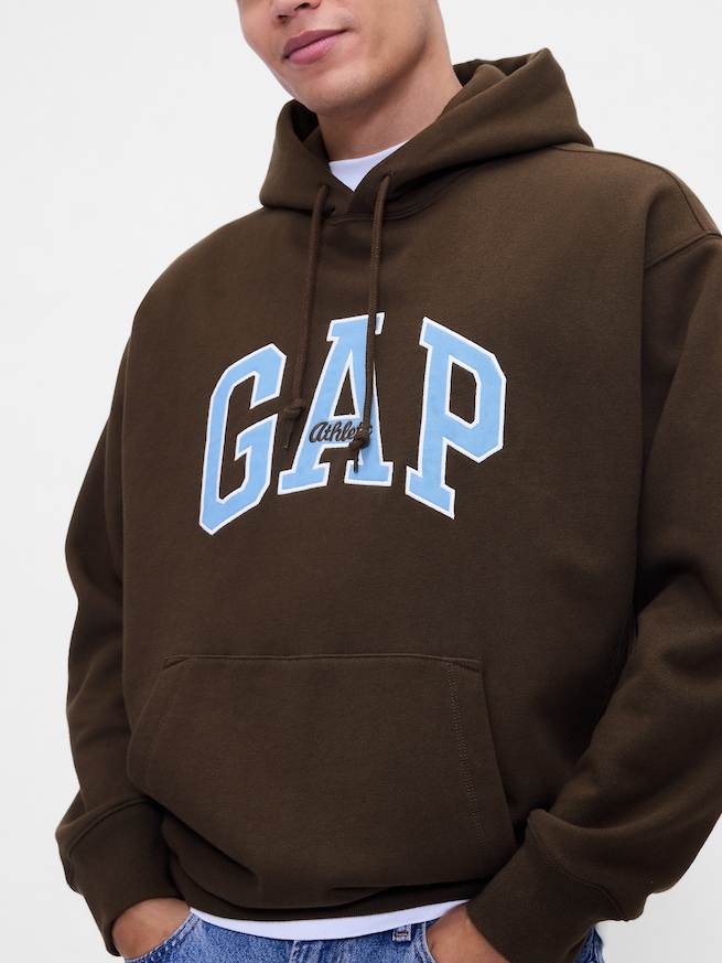 ヘビーウェイト GAP Athleticロゴ パーカー-3