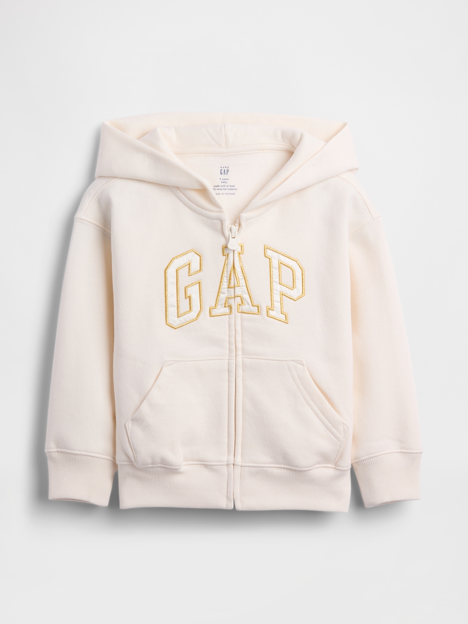 Gap ヴィンテージソフト GAPロゴ ジップアップパーカー (幼児・ベビー) Gap ヴィンテージソフト GAPロゴ ジップアップパーカー (幼児・ベビー)