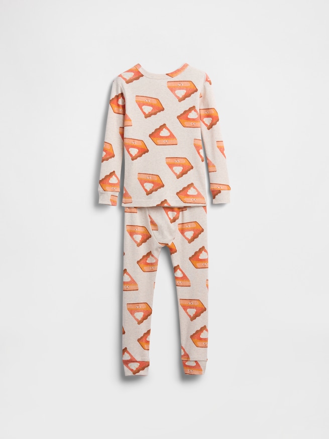 サンクスギビング オーガニック ブラッシュドコットン パジャマセット (幼児・ベビー)-1