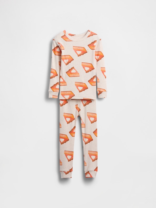サンクスギビング オーガニック ブラッシュドコットン パジャマセット (幼児・ベビー)-0