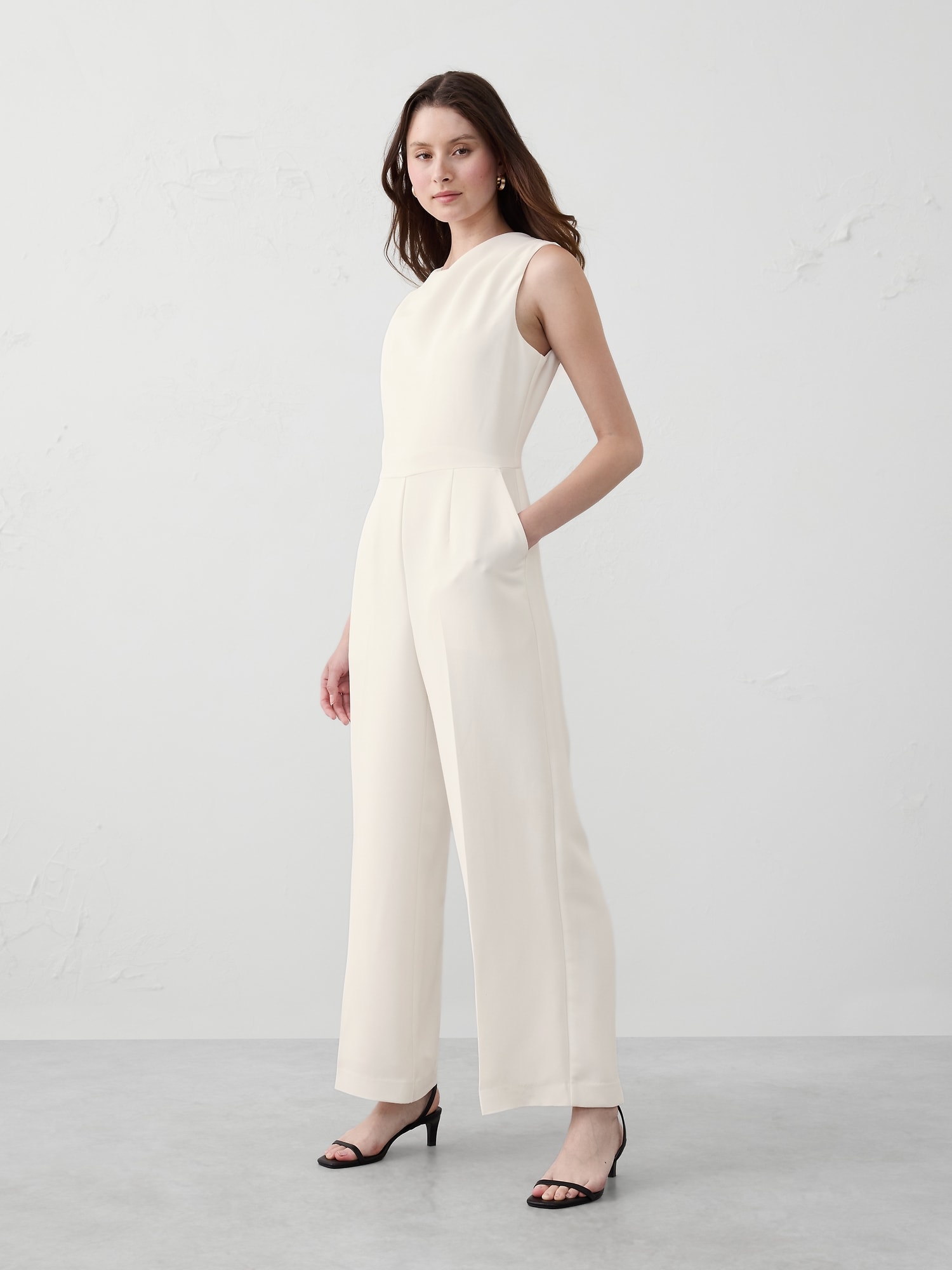 Cowl-Neck Jumpsuit
