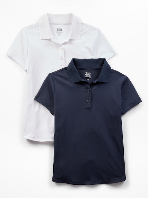 Athleta Girl School Day Polo 2-Pack