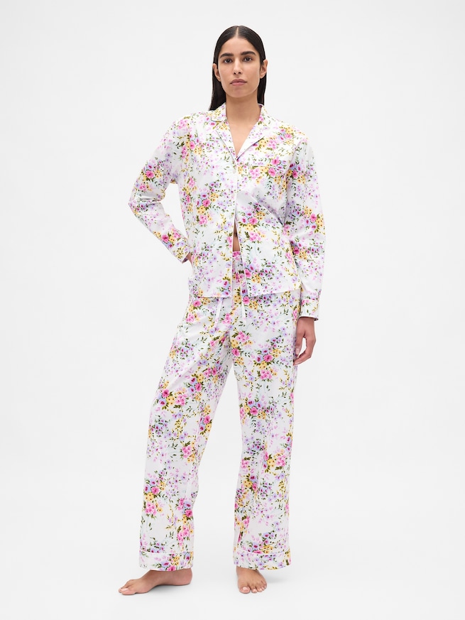 ポプリン パジャマパンツ-0