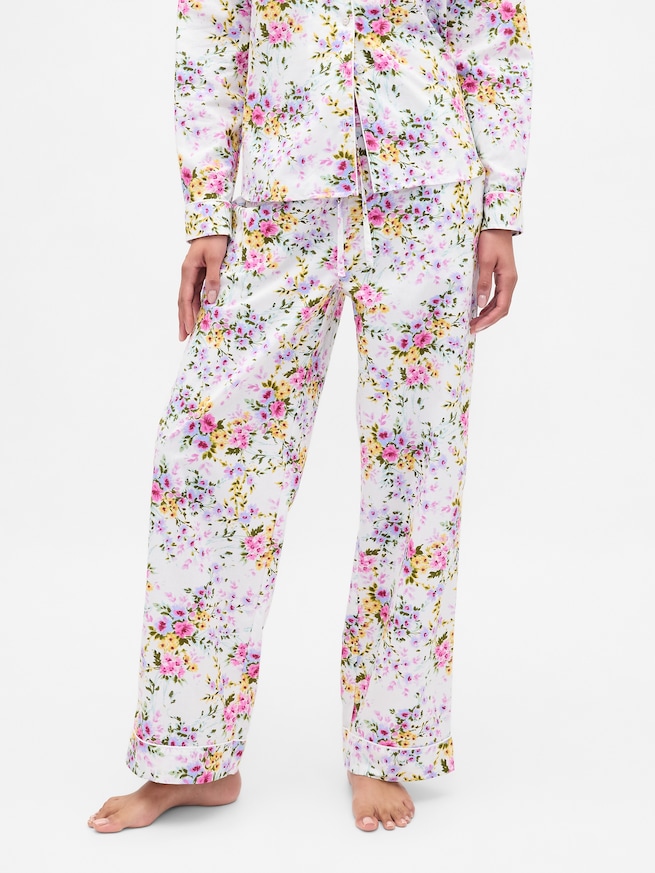 ポプリン パジャマパンツ-2