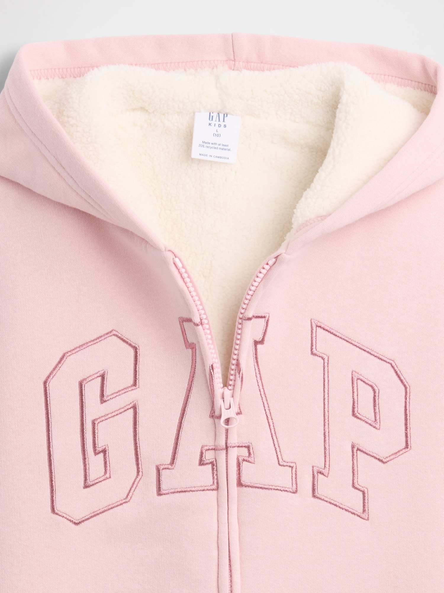 GAPロゴ ボアパーカー (キッズ)-2