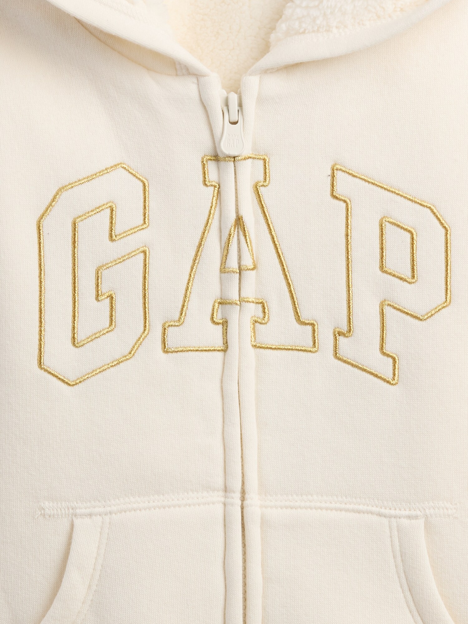 babyGap GAPロゴ 裏ボアパーカー-2