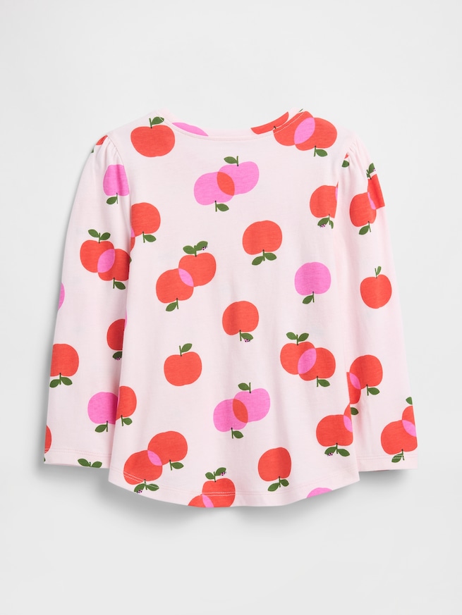 babyGap パフスリーブ クルーネックTシャツ-1