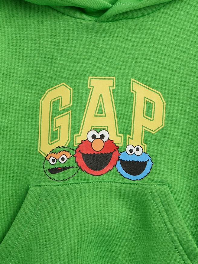 babyGap | セサミストリート リラックスフィット GAPロゴパーカー-2