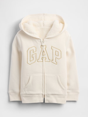 babyGap GAPロゴ 裏ボアパーカー