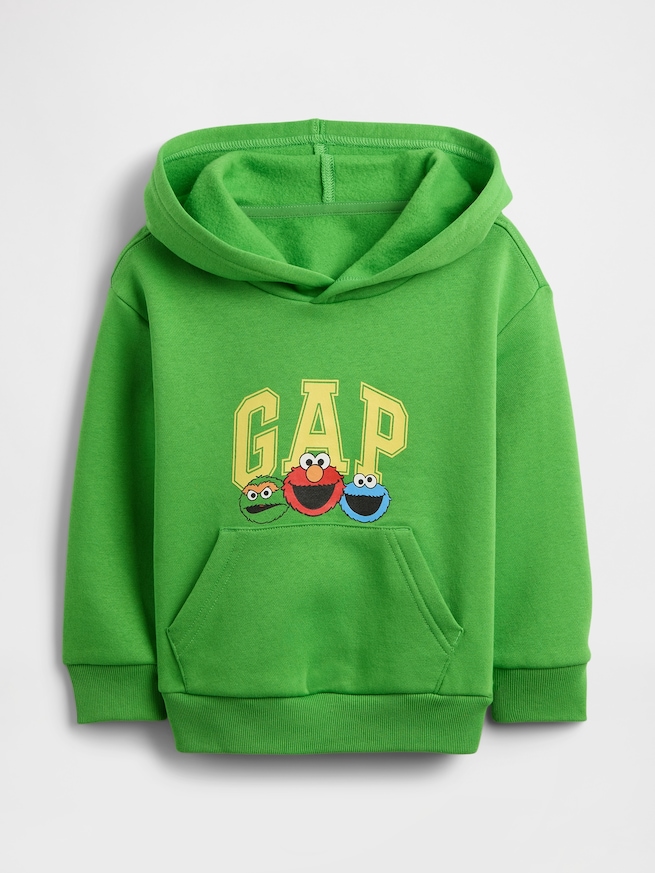 babyGap | セサミストリート リラックスフィット GAPロゴパーカー-0
