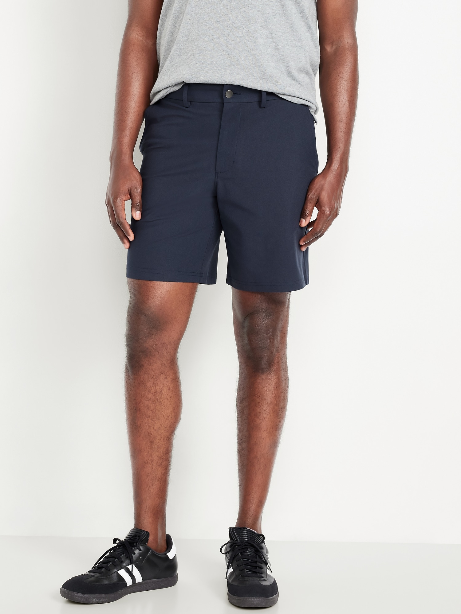 SHORT CHINO TECH HYBRIDE, ENTREJAMBE DE 20 CM