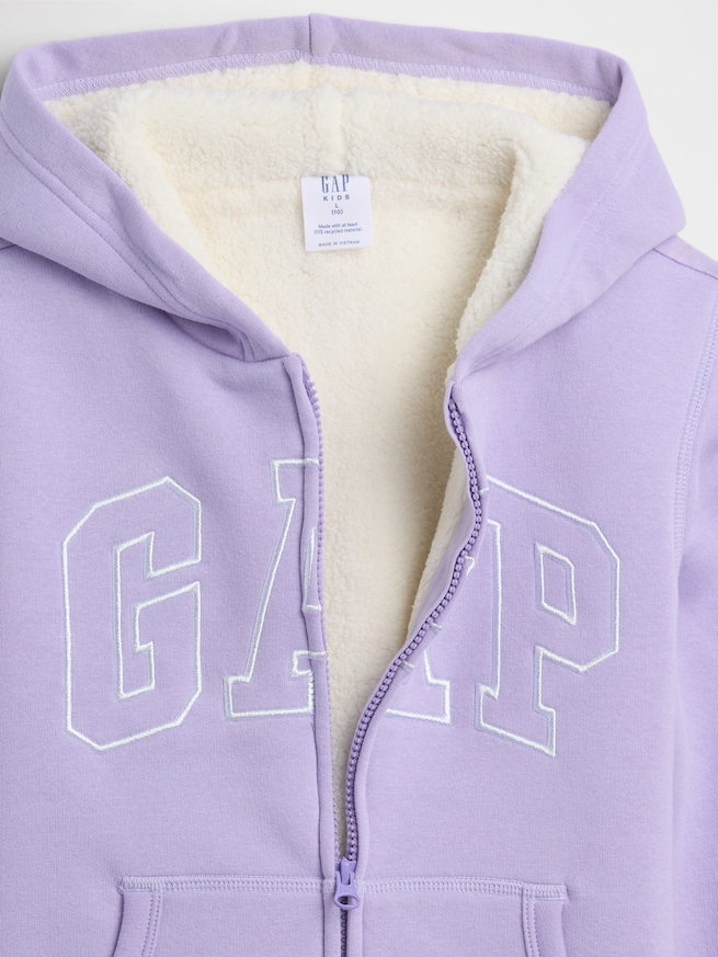 GAPロゴ ボアパーカー (キッズ)-2