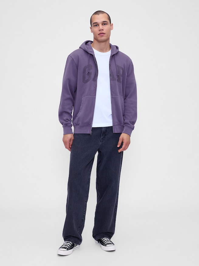 GAPアーチロゴ フルジップ パーカー(ユニセックス)-1