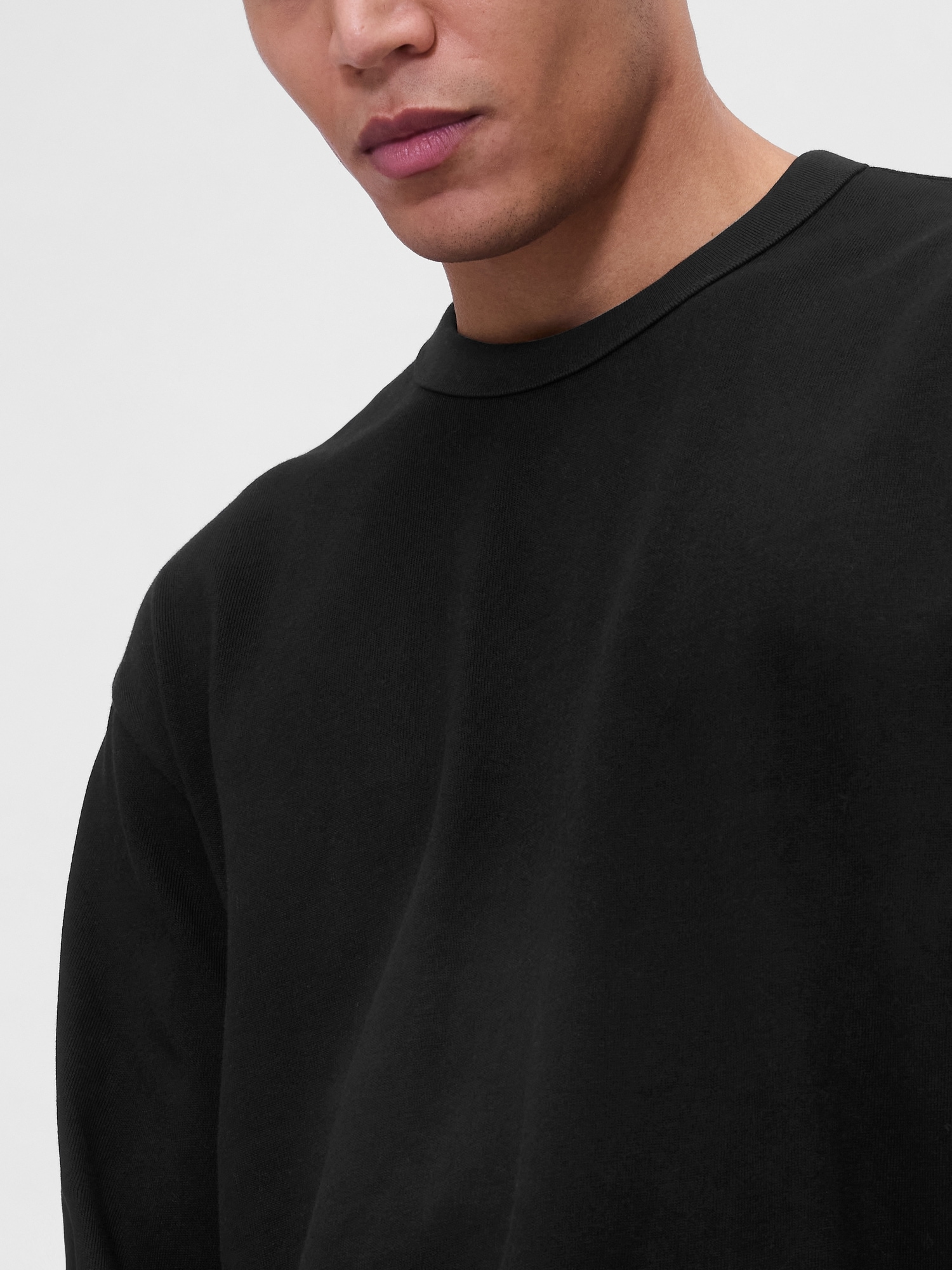 オーバーサイズ クロップド Tシャツ-3