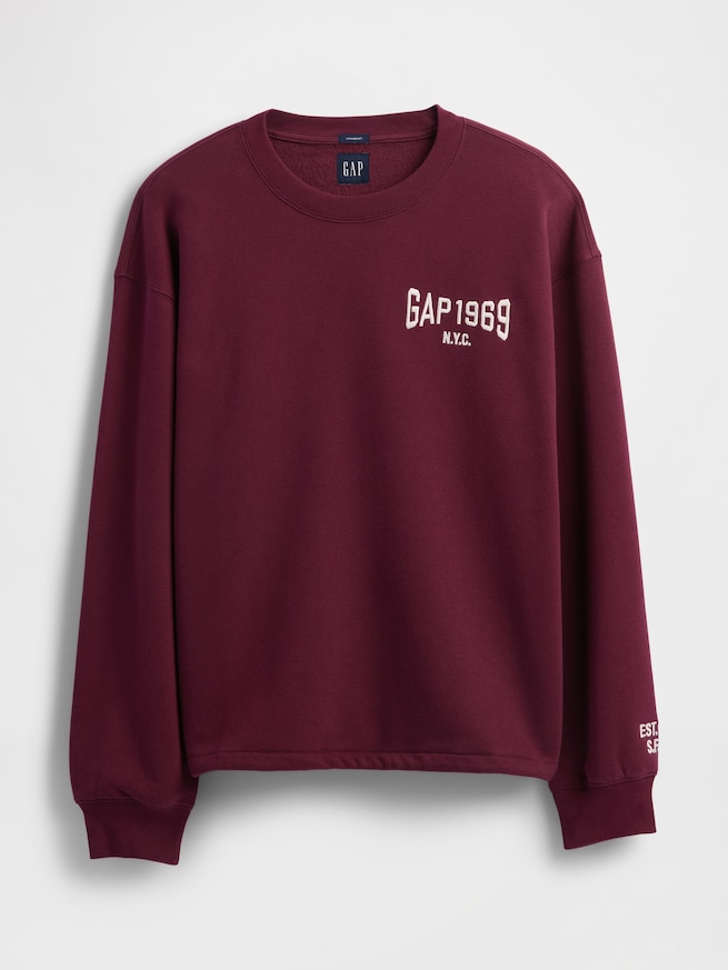 ヴィンテージソフト オーバーサイズ GAPロゴ スウェットシャツ-4