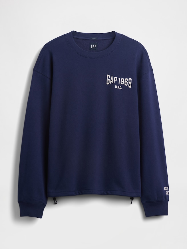 ヴィンテージソフト オーバーサイズ GAPロゴ スウェットシャツ-4