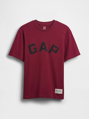 ヘビーウェイト GAPロゴ クロップドTシャツ