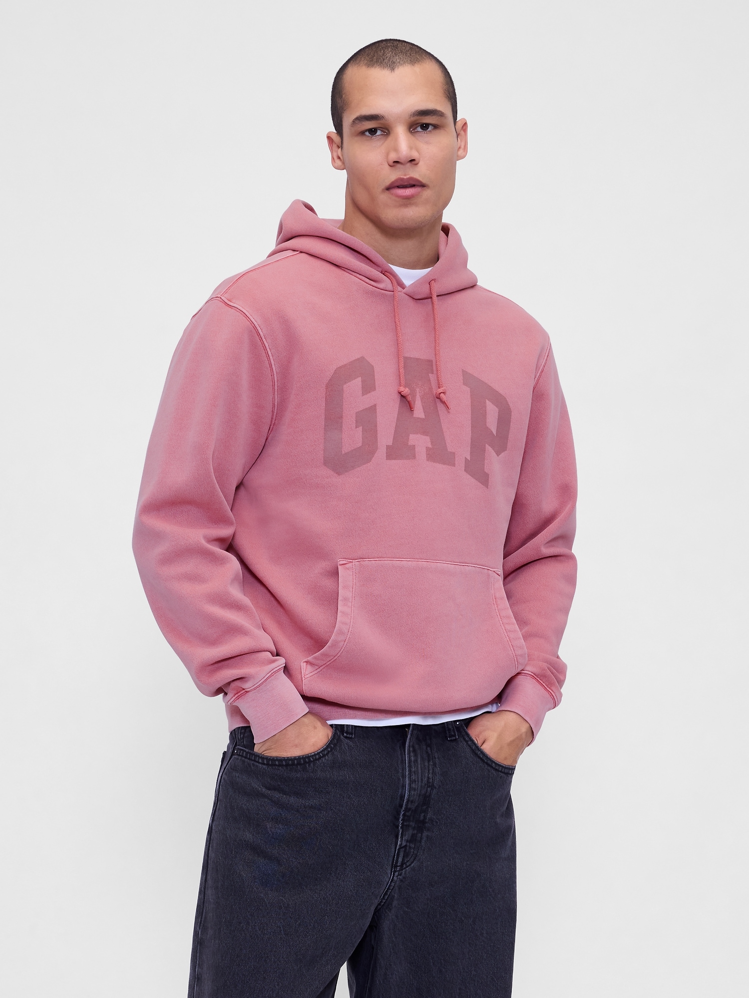 最終値下げ❣️早い者勝ち！！☆送料無料☆ GAP ピンク フルジップパーカー M オンラインストア限定(メンズ) | Gap公式オンラインストア