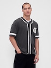 バーシティスタイルGAPロゴ ベースボール ジャージTシャツ-0