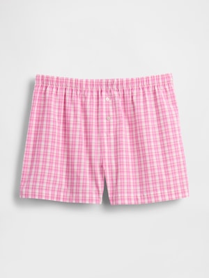 ポプリン パジャマ ボクサーショートパンツ