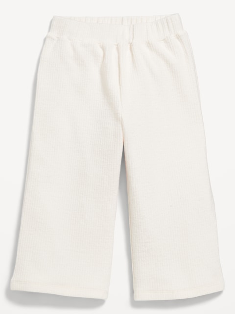 PANTALON CÔTELÉ À JAMBE LARGE LONGUEUR 3/4 POUR TOUTE-PETITE FILLE