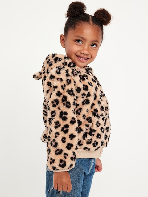 Critter Hooded Jacket for Toddler Girls