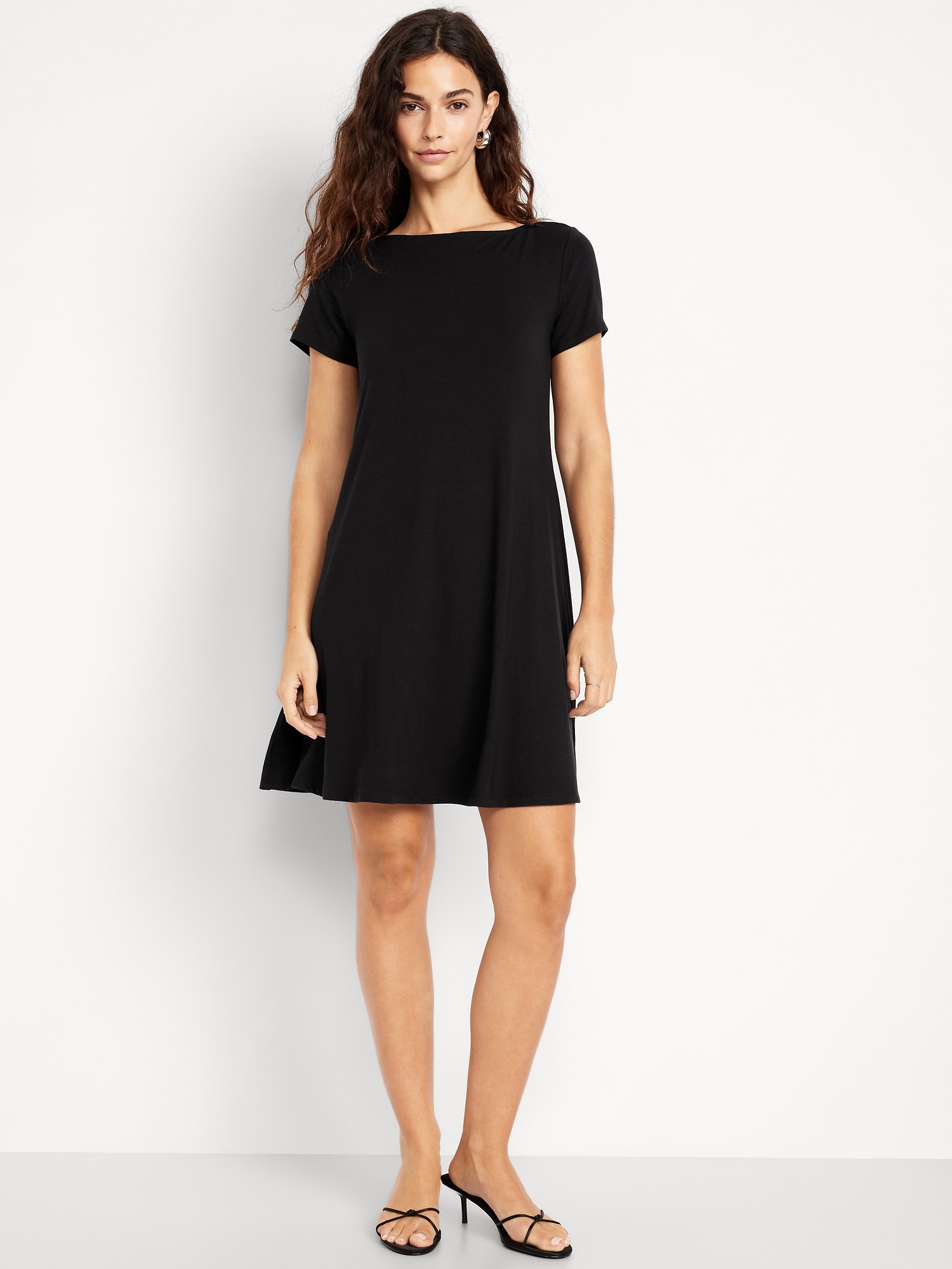 princess polly baby blue dress Women's Mesh Black Dresses main image 1